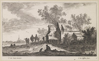 KG 05171
<br/>
Huizen bij een moeras
<br/>
<em>Visscher, Jan de (ca. 1636-na 1692)</em>